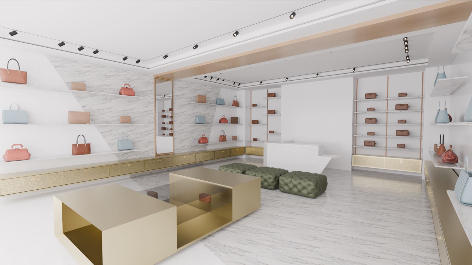 Intérieur ERP commercial luxe